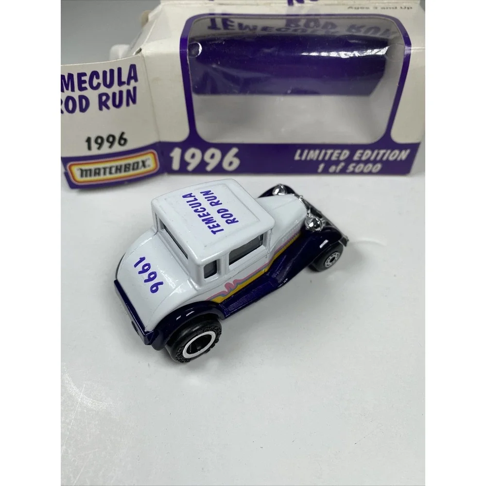 Vintage Matchbox 1996 Limited Edition TEMECULA ROD RUN‎ Model A Ford 5000k Made